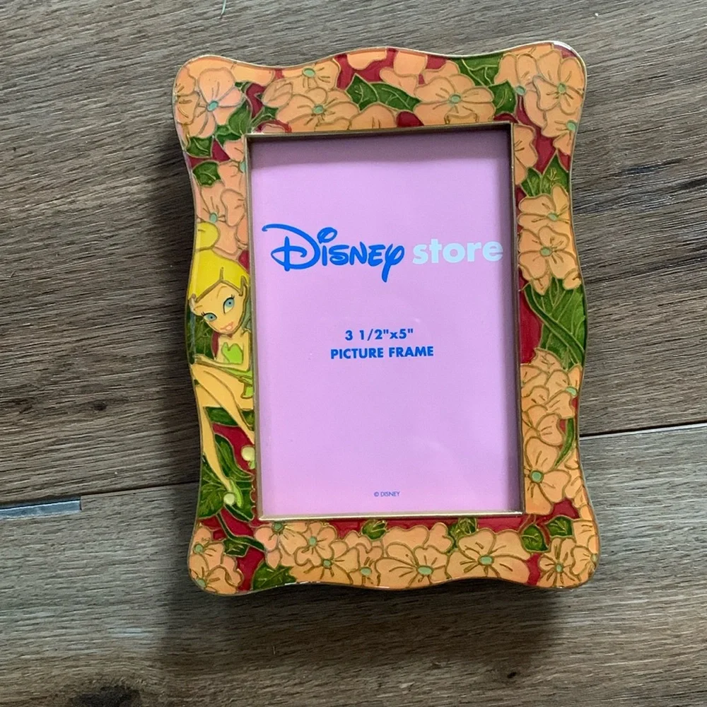 The Disney Store Tinkerbell picture Fran 3 1/2” x 5” new without box